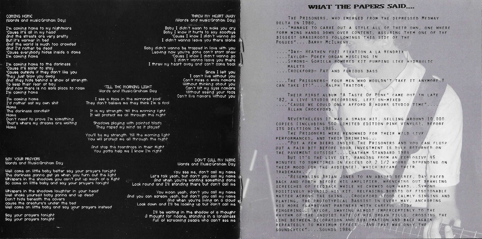 Middle of cover of OWNUP 2 CD